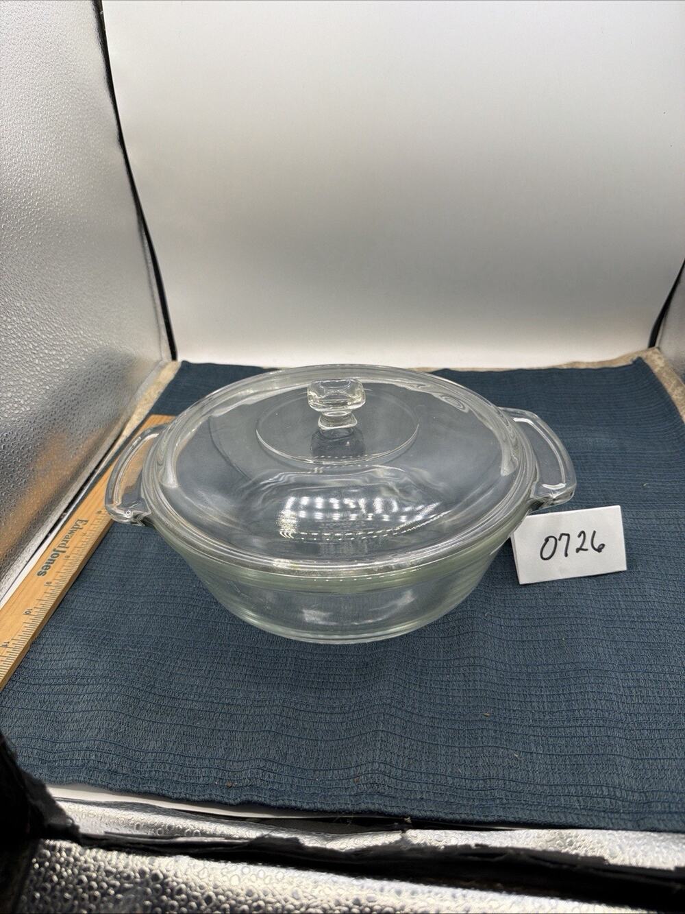 Anchor Hocking Casserole Bowl With Lid 7inch